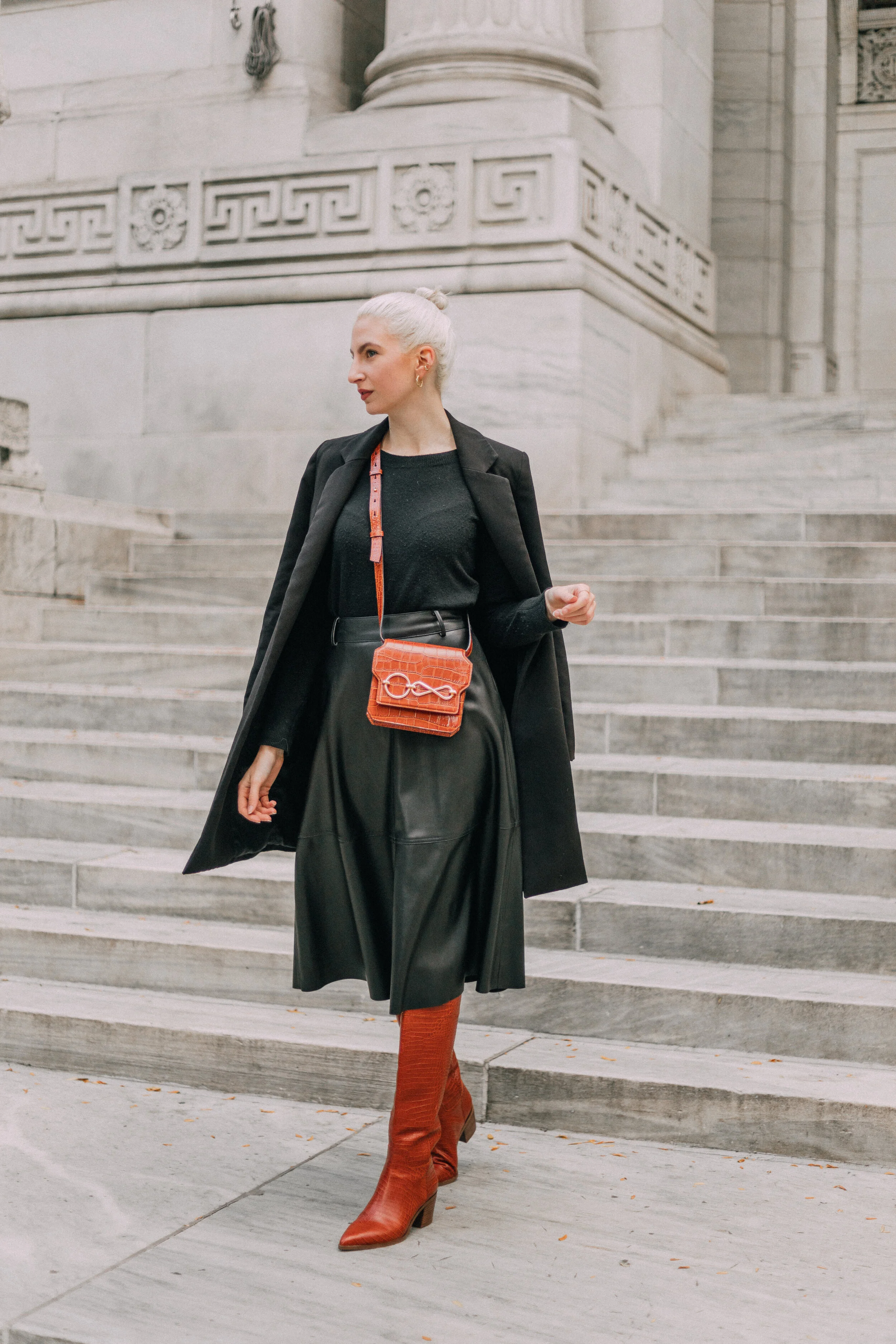 Midi Skirts Boots Southern New Yorker